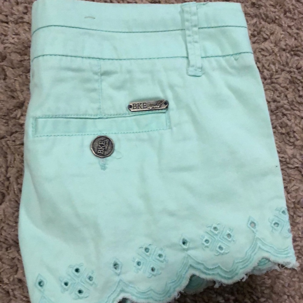 BKE Mint green shorts
